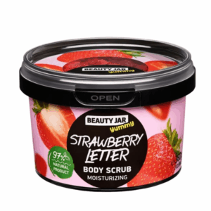 Scrub hidratant pentru corp Strawberry Letter