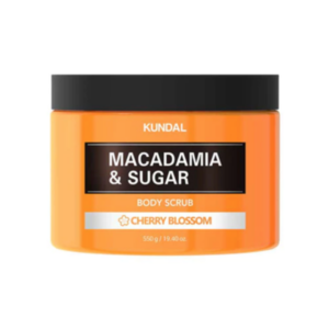 Scrub natural hidratant cu macadamia si zahar Cherry Blossom