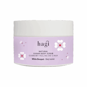 Scrub natural pentru corp cu zahar White Bouquet