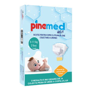 Scutec pentru copii cu punga pentru colectarea urinei