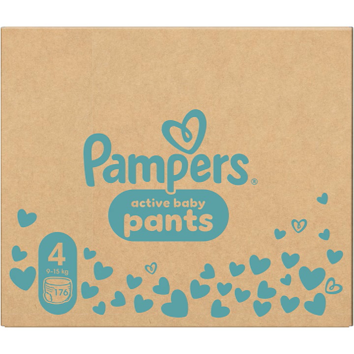 Scutece Active Baby Pants Nr.4 pentru 9-15 kg