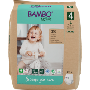 Scutece Eco Paper Bag Pants Marimea Nr. 4 pentru 7-12 kg