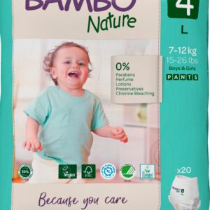 Scutece Ecolabel Pants Nr 4 pentru 7-12kg