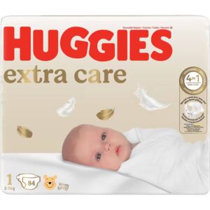 Scutece Extra Care Mega Marimea 1 pentru 2 - 5kg