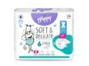 Scutece Happy Soft & Delicate 15+ kg Marimea 6 Junior Extra