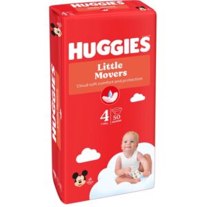 Scutece Little Movers Jumbo Marimea 4 pentru 7 - 18kg