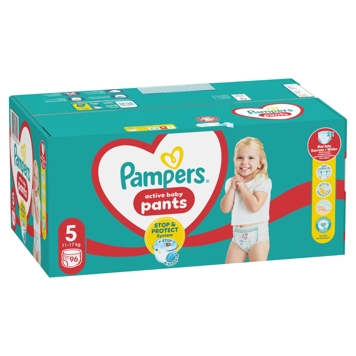 Scutece Pants Stop&Protect Nr. 5 pentru 11-17 kg