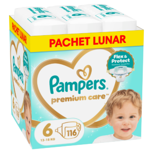 Scutece Premium Care Marimea 6 pentru 13-18 kg