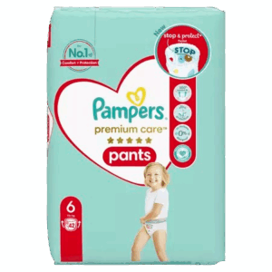 Scutece Premium Care Pants Nr.6 pentru 15+ kg