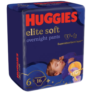 Scutece chilotei de noapte Elite Soft Pants Overnight Nr.6 15-25kg