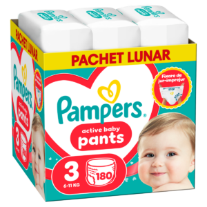 Scutece-chilotel Pants XXL Box Marimea 3 pentru 6-11 kg