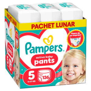 Scutece-chilotel Pants XXL Box Marimea 5 pentru 11-17 kg