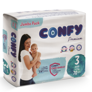 Scutece copii pentru 4 - 9kg Nr.3 Premium Midi Jumbo