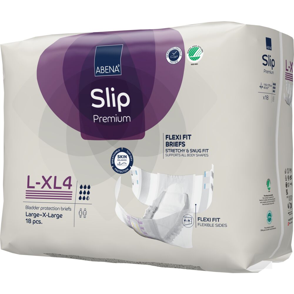 Scutece pentru adulti Premium Flexi Fit L-XL4 cu absorbtie 3800ml