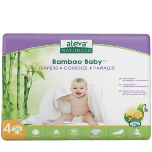Scutece vegane din fibre de bambus nr. 4 9-13 Kg