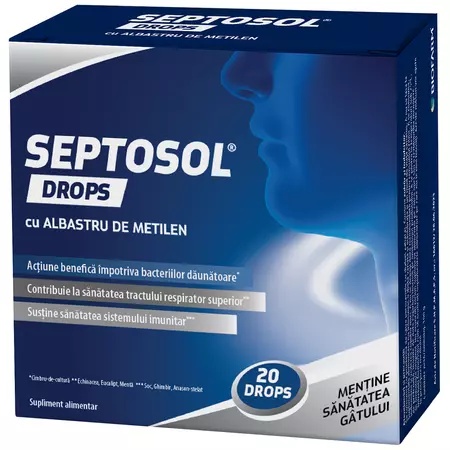 Septosol cu albastru de metilen – 20 dropsuri