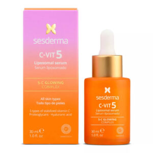 Ser Lipozomal cu 5 tipuri de Vitamina C C-VIT