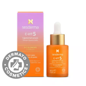 Ser Lipozomal cu 5 tipuri de Vitamina C C-VIT