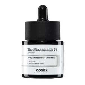 Ser cu 15% niacinamide pentru controlul sebumului