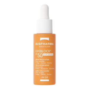 Ser cu tripla actiune si protectie solara SPF 50 Uveblock