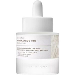 Ser de fata cu 10% niacinamida si Centella Boosting Shot Ampoule Skin1004