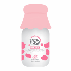 Ser facial cu lapte si colagen & capsuni