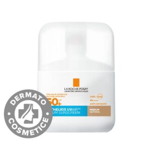 Serum de fata cu protectie solara SPF 50+ Nuanta Medium Natural Anthelios UVAir