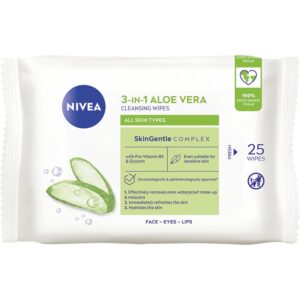 Servetele demachiante 3 in 1 cu aloe vera