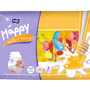 Servetele umede Happy Milk & Honey