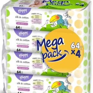 Servetele umede Happy Silk & Cotton