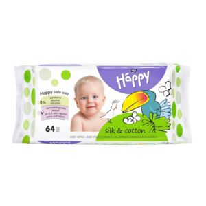 Servetele umede Happy Silk & Cotton