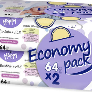 Servetele umede Happy cu vitamina E si alantoina