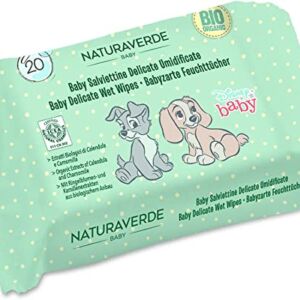 Servetele umede cu galbenele si musetel Bio