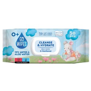 Servetele umede pentru copii cu apa de aloe si D-Pantenol