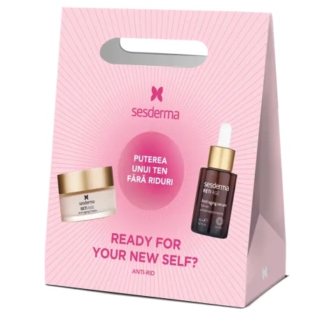 Sesderma RetiAge – Pachet Crema de fata + Ser liposomal anti-aging