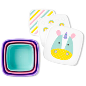 Set 3 cutii pentru pranz Zoo Unicorn