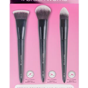 Set 3 pensule pentru contur cremos si blush