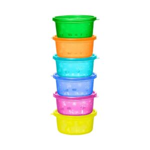 Set 6 boluri cu capac pentru alimente 0 luni+