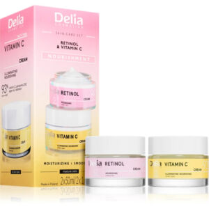 Set Crema de fata cu Retinol 50ml + Crema de fata cu Vitamina C 50ml