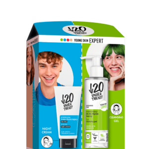 Set Gel de curatare 190ml + Crema matifianta de noapte cu prebiotice 50ml