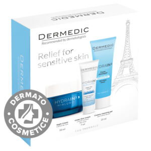 Set Hydrain3 Crema de noapte 50ml + Gel de curatare 25ml + Crema contur ochi 7ml