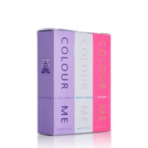 Set Parfumuri dama Violet Diamond Neon Pink Colour Me