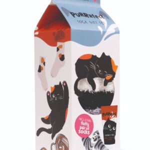 Set Purrfect Bath & Socks Milkbox Design