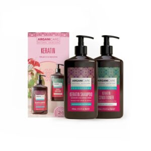 Set Sampon & Balsam cu Cheratina si Ulei de Argan pentru toate tipurile de par