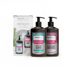 Set Sampon & Balsam cu colagen si ulei de argan pentru par subtire deteriorat sau fragil