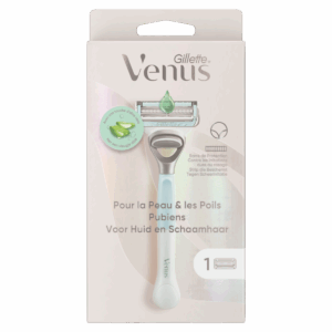 Set aparat de ras pentru zona intima + Rezerva Venus Satin Care