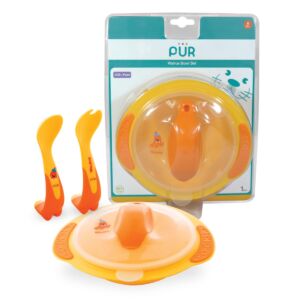 Set bol cu tacamuri Morsa Galben