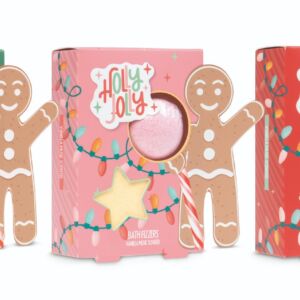 Set bombe efervescente de baie Holly Jolly