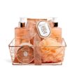 Set de baie in suport metalic Scented Bronze