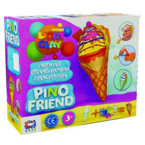 Set de creatie cu argila usoara Pino Friend Moon Light Caly-Ice Cream